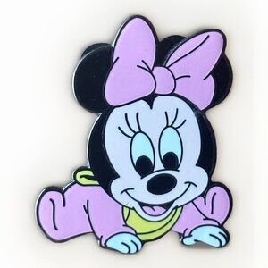 Disney Parks Baby Minnie Mouse Pink Pajamas  Official Trading Pin
